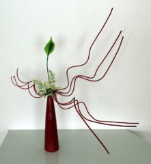 Ikebana-International Vienna beim Sommerfest der ÖJG in Baden 2015