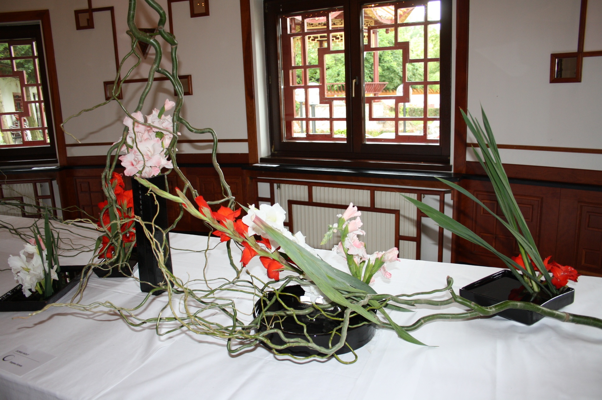 Ikebana-International Vienna Ausstellung im China-Restaurant Sichuan