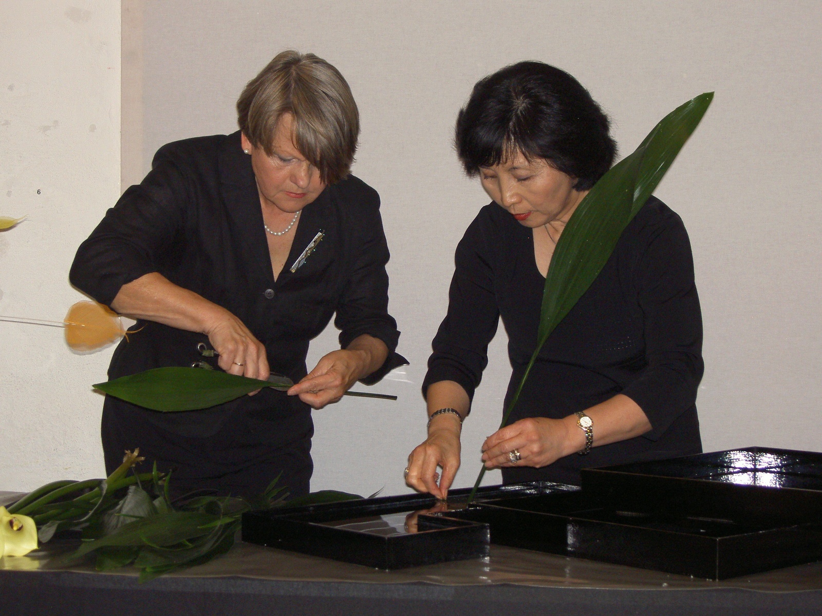 Ikebana-International Vienna Workshop im Schloss Fischau