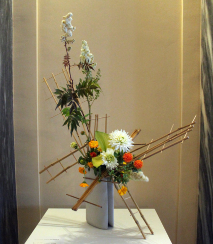 Ikebana-International Vienna Ausstellung Tanabata-Sternenfest